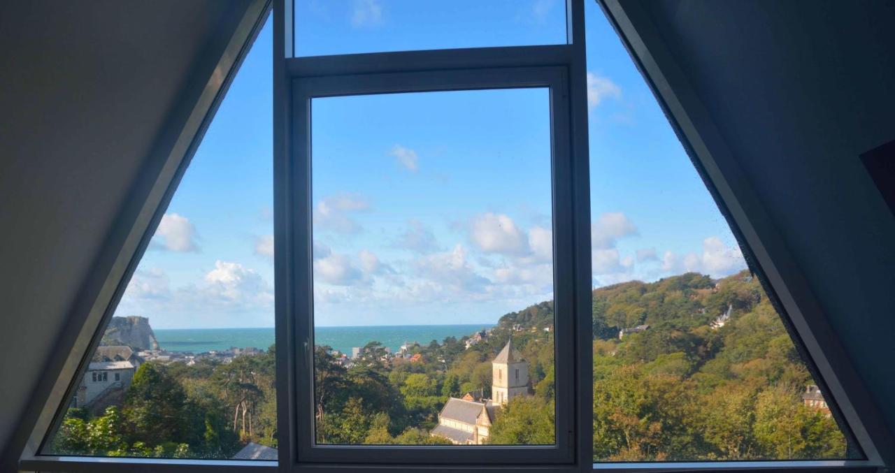 Villa Panorama, Vue Mer Et Falaises D Exception إتريتا المظهر الخارجي الصورة
